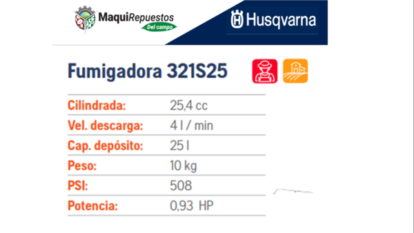 FUMIGADORA MOTOR 321S25 - Image 2
