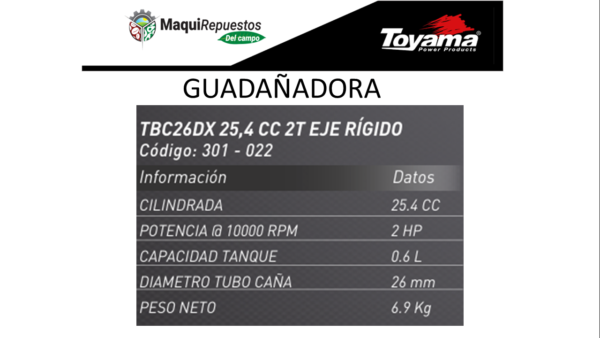 GUADAÑA TBC26DX - Image 2