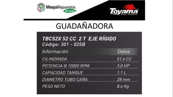 GUADAÑA TBC52X - Image 2