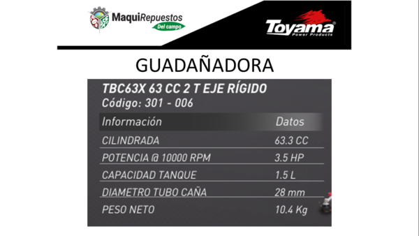 GUADAÑA TBC63X - Image 2