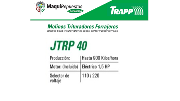 PICAPASTO TRAPP JTRP40 - Image 2