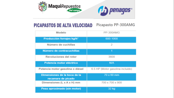 PICAPASTO PENAGOS PP-300AMG - Image 2